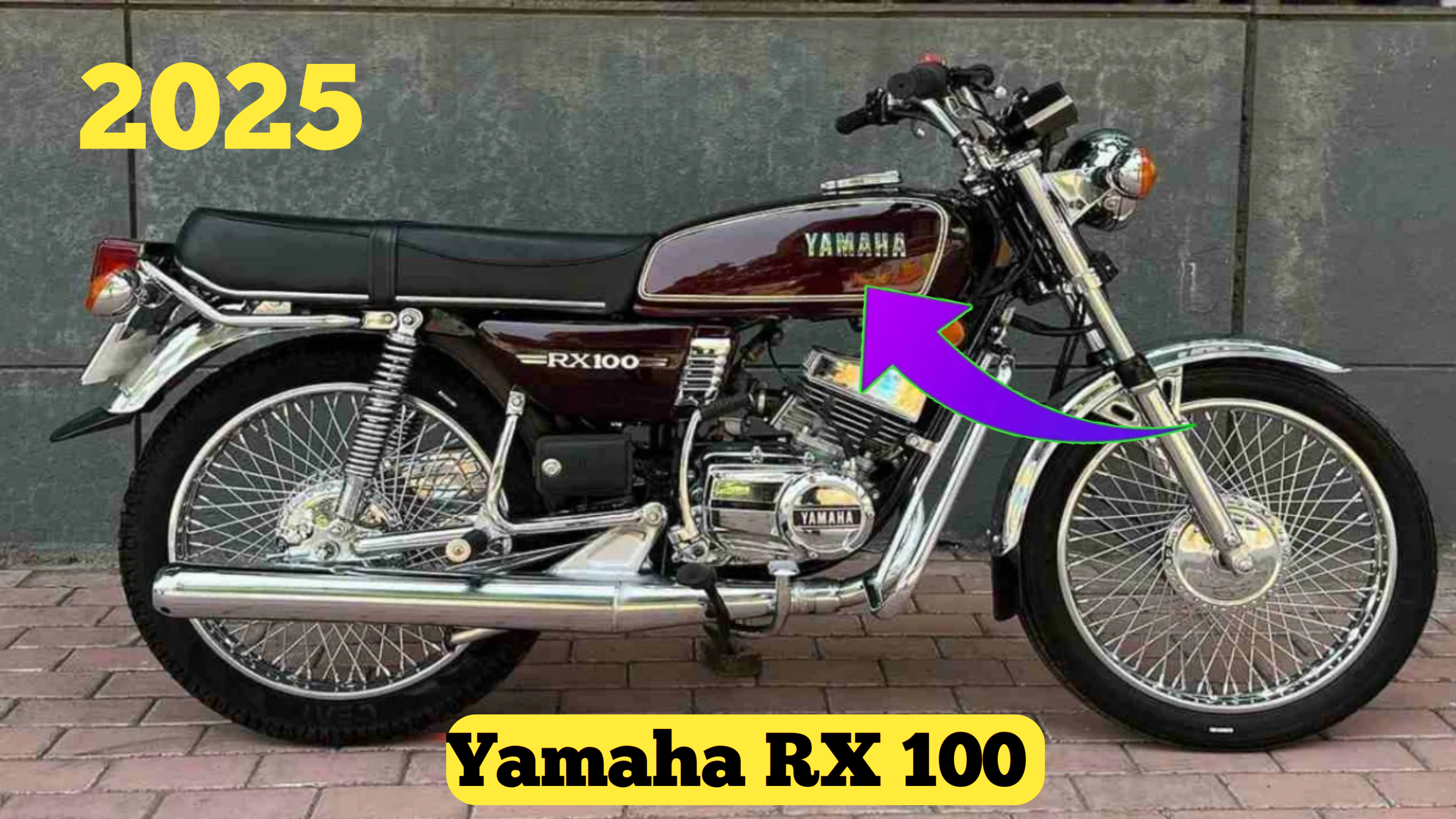 Yamaha RX 100 : New model arrives with powerful features, best looks and mileage